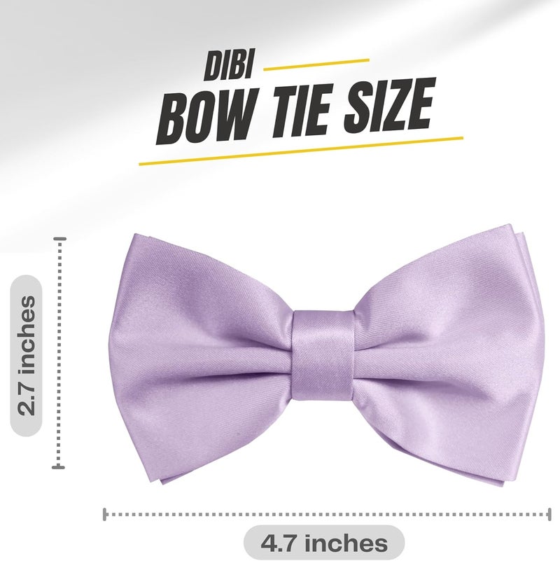 DIBI Adjustable Classic Pretied Bow Tie for Men, Women, and Boys - Men's Bowtie for Wedding, Costume Party and Formal Events - Image 3